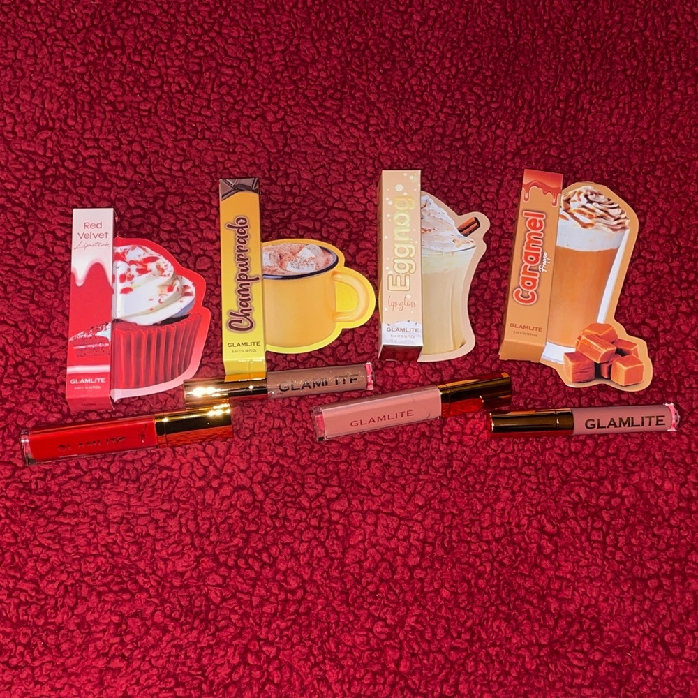 Glamlite Lipstick/Lipgloss Set (4)